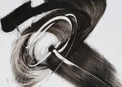 Karl Otto Götz, "Rasa Q2", 2010, Gouache auf Karton