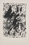 Henri Michaux, Ohne Titel, 1974, Lithografie auf Arches FRANCE (Wasserzeichen)