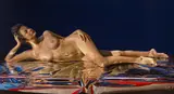 Luigi Benedicenti, Nudo, 2009, Öl auf Holz