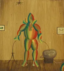 Tomasz Kowalski, Ohne Titel, 2007, Öl auf Holz