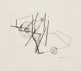 Richard Hamilton, Reaper, 1949/77, Radierung auf J WHATMAN ENGLAND (Wasserzeichen)