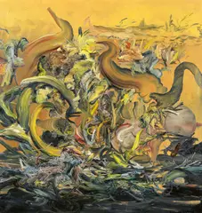 Kamil Kukla, Ohne Titel (15GZD), Öl auf Leinwand