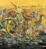 Kamil Kukla, Ohne Titel (15GZD), Öl auf Leinwand