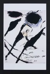 Ohne Titel by Julian Schnabel, 1999, Inkjet-Print auf Velin, sold Mar 2021