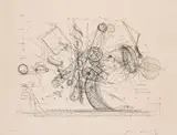 Jean Tinguely, Chaos I, 1972, Radierung auf Velin