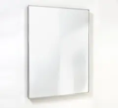 Victor Bonato, 5/70 (Glas-Spiegel-Verformung), 1971, Gewölbter Spiegel auf Holzplatte