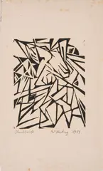 Edmund Kesting, Ohne Titel, 1919, Holzschnitt auf Velin