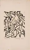 Edmund Kesting, Ohne Titel, 1919, Holzschnitt auf Velin