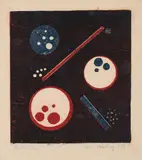 Edmund Kesting, Ohne Titel, 1928, Farbholzschnitt auf dünnem Japan