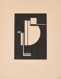 Walter Dexel, 1924 I, 1924, Holzschnitt auf Velin