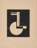 Walter Dexel, Ohne Titel, 1924, Holzschnitt auf Velin