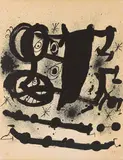 Homenaje à Josep Lluis Sert by Joan Miró, 1972, Lithografie auf Bütten, sold Sep 2021