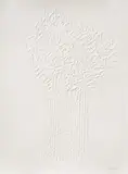 Nagelbaum by Günther Uecker, 1965, Prägedruck auf BFK RIVES (Wasserzeichen), sold May 2021