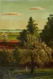 Theo Champion, "Blütenbäume", 1933, Öl auf Leinwand