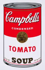 Campbell's Soup by Andy Warhol, 1968, Farbserigrafie auf Papier, sold May 2021