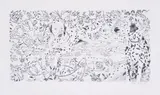 Karin Kneffel, Ohne Titel (Dalmatiner), 2015, Lithografie auf Velin