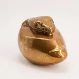 Hede Bühl, Schlange, 1968, Bronze, poliert