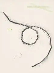 Glenn Goldberg, Coil, Farbradierung auf BFK RIVES (Wasserzeichen)