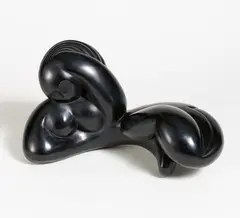 Polo, Nu allongé, 2008, Bronze, schwarz patiniert