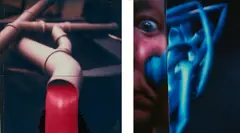 Anna & Bernhard Blume, Konvolut von 2 Polaroid-Collagen, a) Ohne Titel (Aus: Gegenseitig)