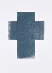Arnulf Rainer, Ohne Titel, Farbradierung auf Hahnemühle (Wasserzeichen)
