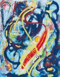 Franz Hitzler, Ohne Titel, 1980, Acryl auf Leinwand