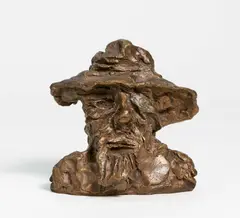 Wotan by Alfred Hrdlicka, Bronze, braun patiniert, sold Oct 2023