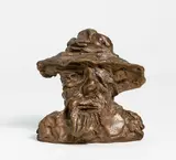 Alfred Hrdlicka, Wotan, Bronze, braun patiniert