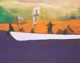Peter Doig, Canoe, 2008, Farbaquatintaradierung auf Velin