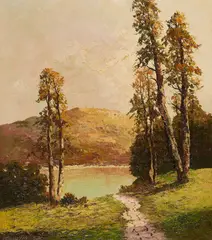 Georg Arnold-Graboné, Ohne Titel, Öl auf Leinwand