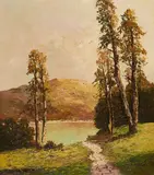 Georg Arnold-Graboné, Ohne Titel, Öl auf Leinwand