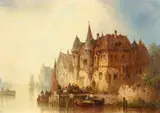 Ludwig Hermann, Auktion 479, Los 142, Öl auf Holz