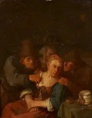 Egbert van Heemskerk, Auktion 479, Los 17, Öl auf Kupfer