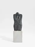 Raoul Ubac, Torse Féminin, 1962, Schiefer, geritzt