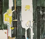 Magnus von Plessen, "front / side / back", 2009, Öl auf Leinwand