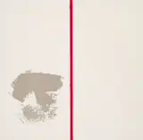 Blinky Palermo, Ohne Titel (mit rotem Strich)