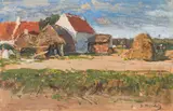 Hugo Mühlig, Bauernhof im Sommer