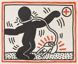 Keith Haring, Ohne Titel, 1985, Farblithografie auf BFK Rives