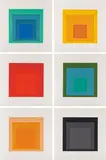 Hommage to the Square: Edition Keller Ia - Ik by Josef Albers, 1970, Farbserigrafie auf Hahnemühle (Wasserzeichen), sold May 2019