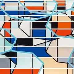 Sarah Morris, "Paradigm (Los Angeles)", 2006, Lackfarbe auf Leinwand