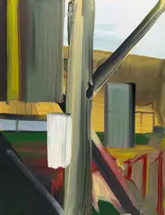 Thomas Scheibitz, Ohne Titel, 1996, Öl auf Leinwand