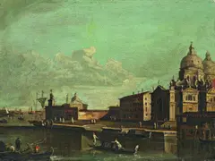 Francesco Tironi, Santa Maria della Salute, Öl auf Leinwand