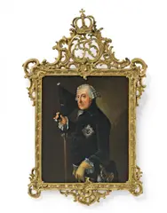 Heinrich Franke, Friedrich der Große, Öl auf Leinwand