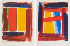 Alain Clément, Konvolut von zwei Aquatinten, 1995, Auf ARCHES FRANCE (Wasserzeichen)