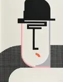 Walter Dexel, Der Schieber (Der Schwarzhändler/Bootlegger), 1971, Farbserigrafie auf Velin