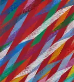 "HOP-LÁ I" by Piero Dorazio, 1994, Acryl auf Leinwand, sold Nov 2019
