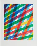 Ohne Titel (Shibuya) by Piero Dorazio, 1986, Farblithografie auf Velin, sold Sep 2019
