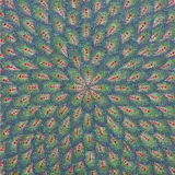Carlos Rolón, "Study for Cherry Blossom Dreams", 2000, Acryl und Resin auf Holz