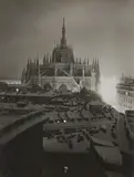 Alfred Eisenstaedt, Der Mailänder Dom, von der Pension Agostini aus fotografiert