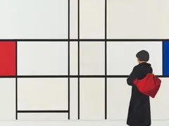 Tim Eitel, Rot und Blau, 2002, Acryl auf Leinwand